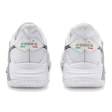 Diadora B Icon 2 AG Mens Tennis Shoe - White/Silver | Tennis-Point