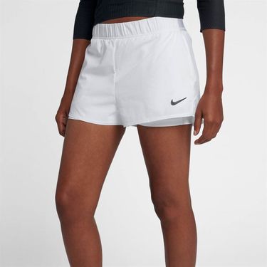 nike court shorts white