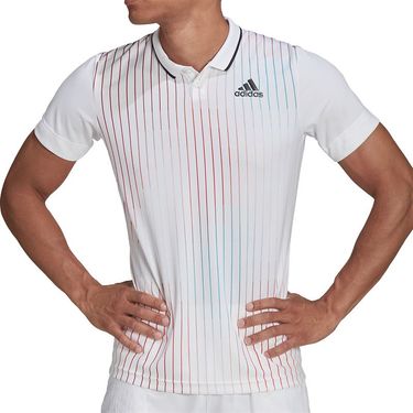 adidas polo shirts white