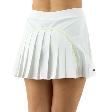 Lacoste white clearance pleated tennis skirt