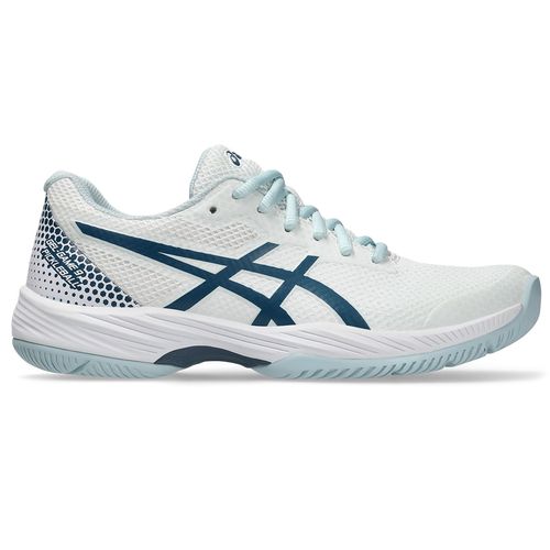 Asics Gel Game 9 Womens Pickleball Shoe - White/Vintage Indigo | Tennis ...