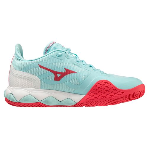 Mizuno Wave Enforce Tour Womens Tennis Shoe - Turquoise Pink | Tennis-Point