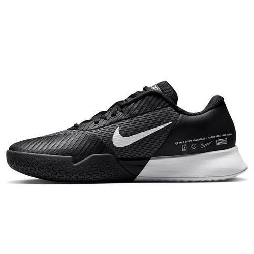 Nike Zoom Vapor Pro 2 Mens Tennis Shoe - Black/White | Tennis-Point