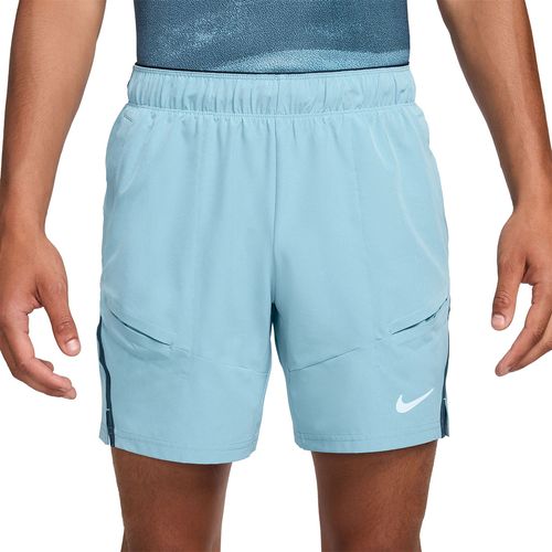 Nike Court 7 inch Advantage Short - Denim Turq/Armory Navy/White ...