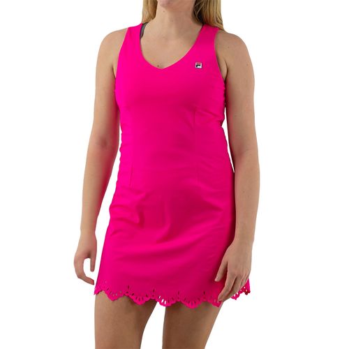 Fila Essentials Lasercut Dress - Pink Glo | Tennis-Point