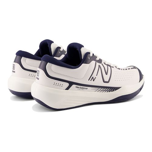 New Balance 696v5 (2e) Mens Tennis Shoe - White Black 