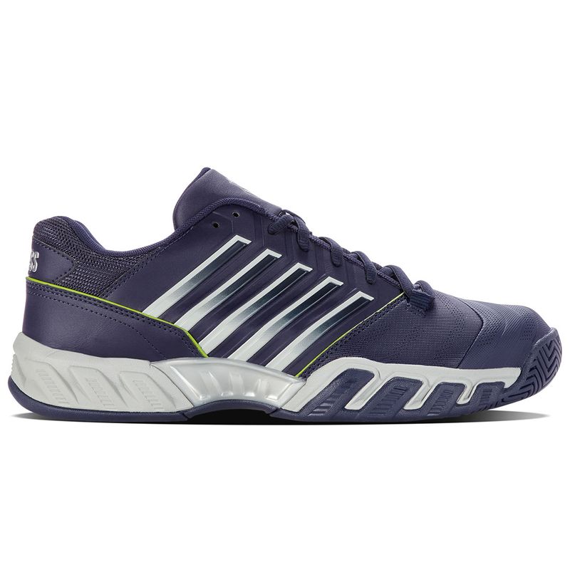 K Swiss Bigshot Light 4 Mens Tennis Shoe - Peacoat/Gray Violet/Lime ...