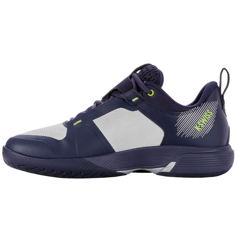 K-Swiss Ultrashot Team Mens Tennis Shoe - Peacoat/Grey Violet/Lime ...