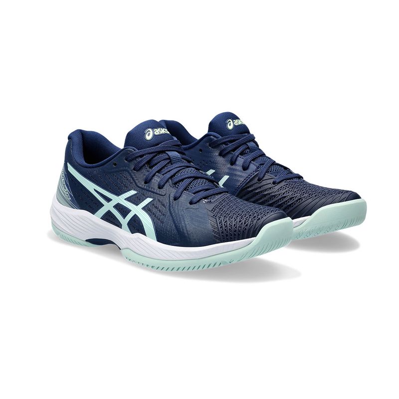 Asics Solution Swift FF Womens Tennis Shoe - Blue Expanse/Pale