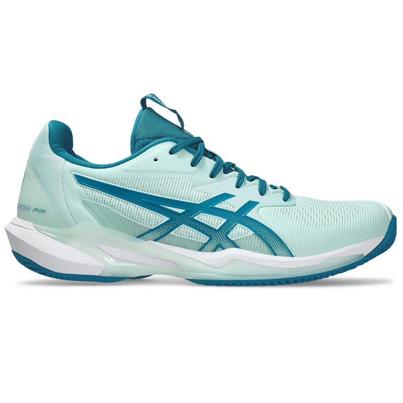 Asics Solution Speed FF 3 Womens Clay Tennis Shoe Soothing Sea Teal Blue Tennis Shop