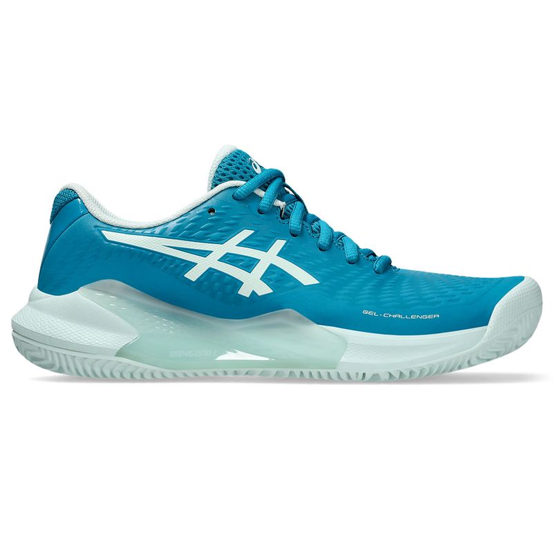 Asics Gel Challenger 14 Womens Clay Tennis Shoe Teal Blue Soothing Sea Tennis Shop