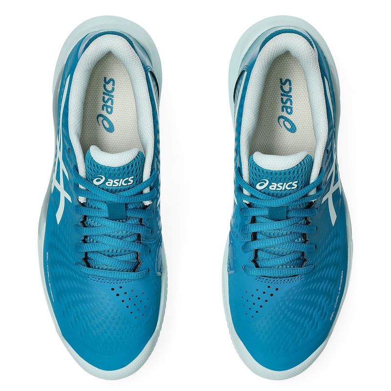 Asics Gel Challenger 14 Womens Clay Tennis Shoe Teal Blue Soothing Sea Tennis Shop