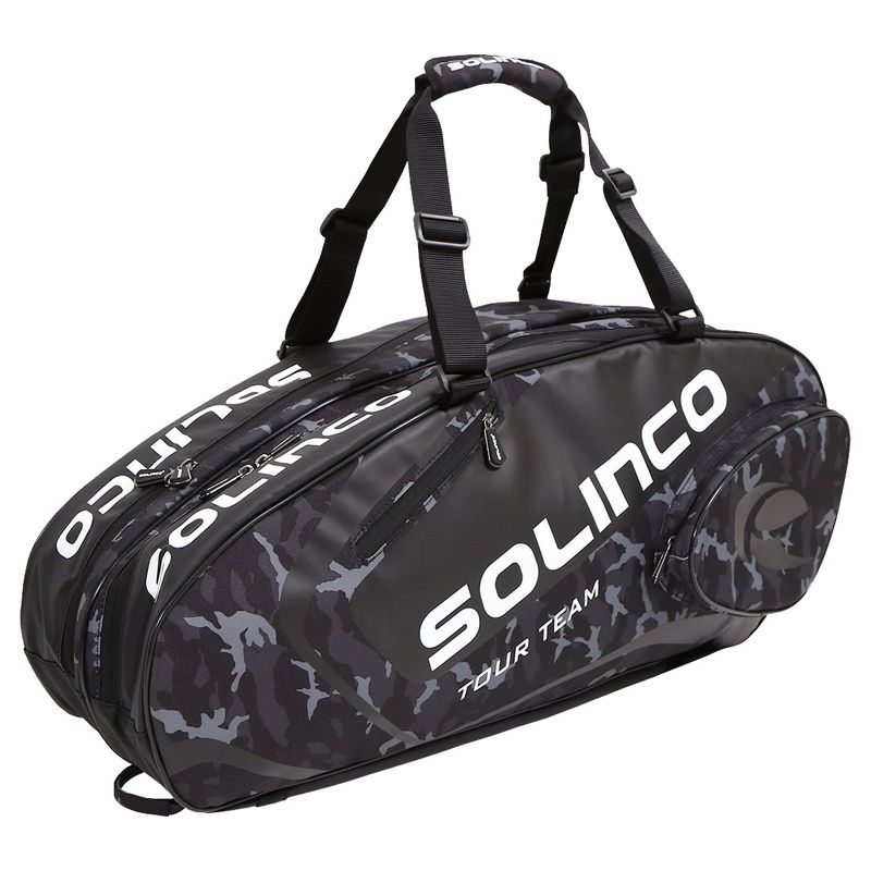 Solinco Midnight Camo 6 Pack Tennis Bag