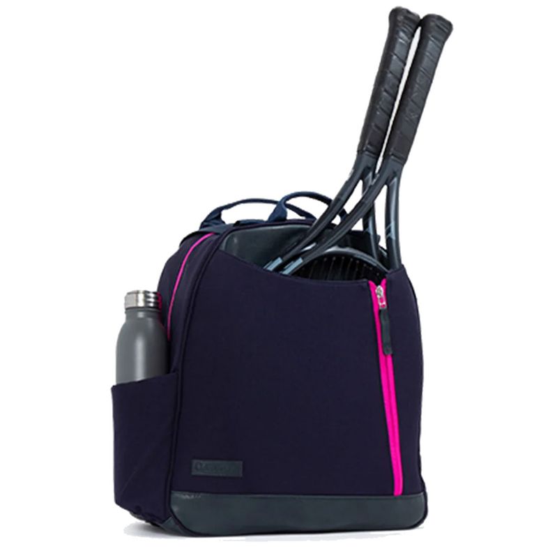 Doubletake Melbourne Tennis Backpack - Navy/Fuchsia