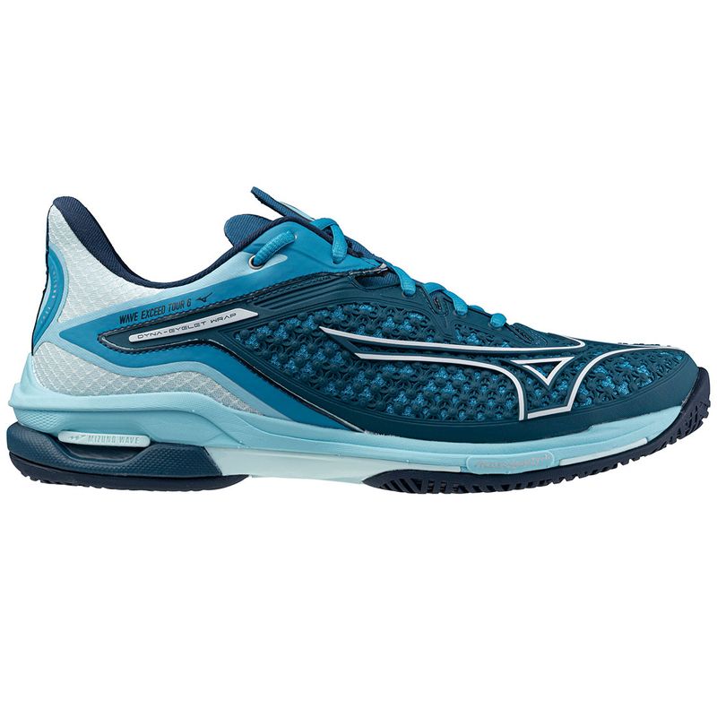 Mizuno Wave Exceed Tour 6 Mens Tennis Shoe - Moroccan Blue/White ...