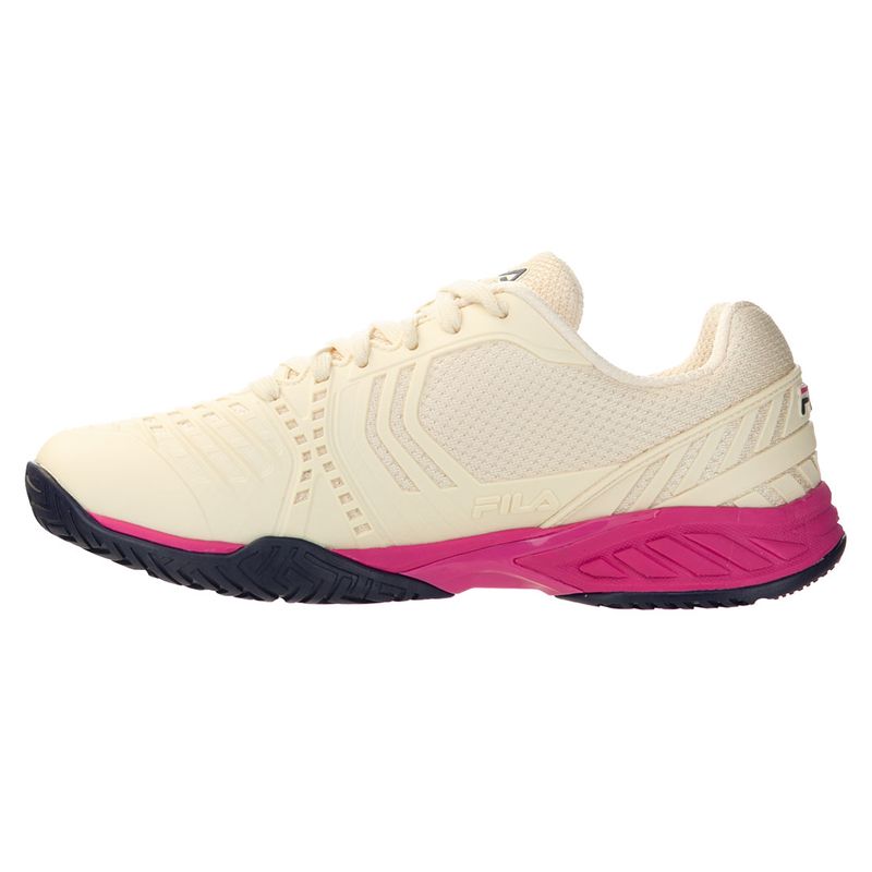 Fila Axilus 2 Energized Womens Tennis Shoe - Ecru/Navy | Tennis-Point