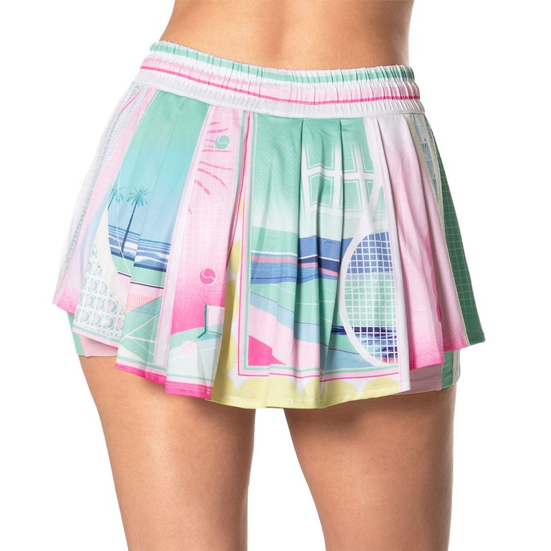 Lucky in Love Deco in Love High Waist Skirt - Peony | Tennis-Point