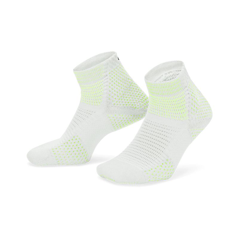 Nike Dri Fit Advantage Unicorn Sock - White Volt Summit White Black 