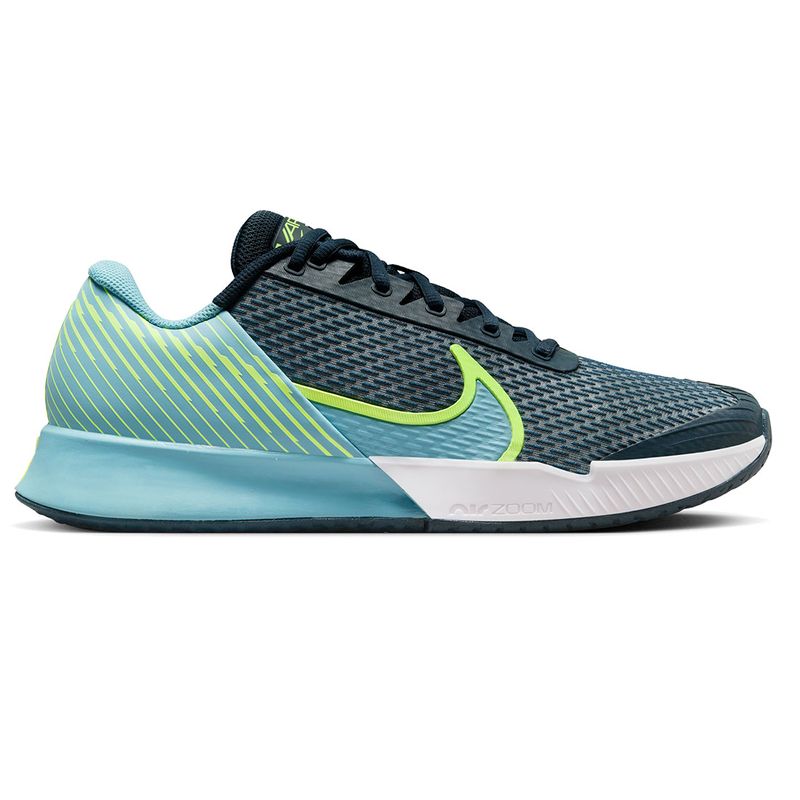 Nike Zoom Vapor Pro 2 Mens Clay Tennis Shoe Armory Navy Denim Turquoise Volt Tennis Shop