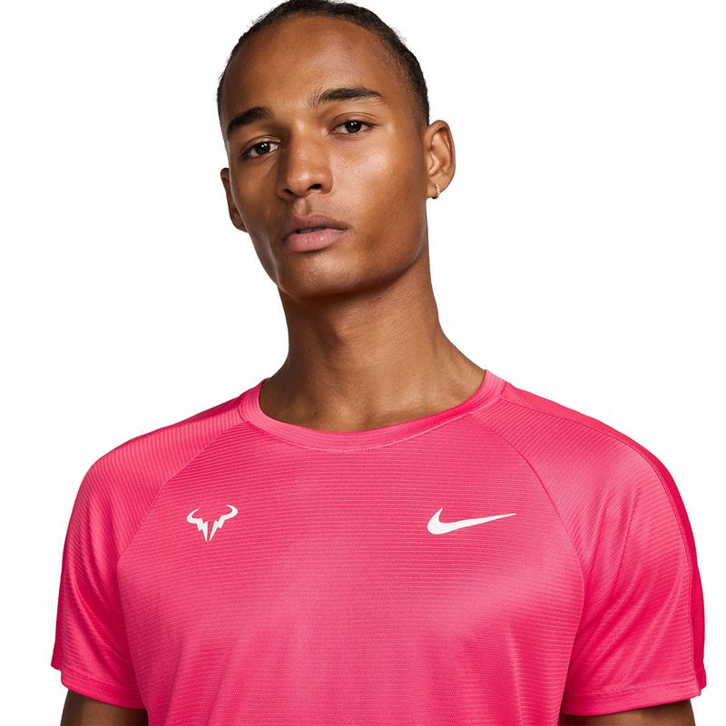 Nike Rafa Challenger Crew - Aster Pink/White | Tennis-Point