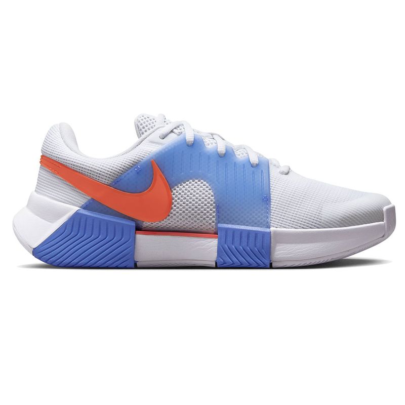 Nike Zoom GP Challenge 1 Womens Tennis Shoe - White/Lt Wild Mango/Royal  Pulse 