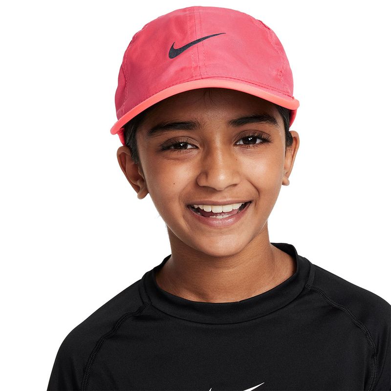 Nike Dri Fit Club Kids Hat Black White Tennis Point