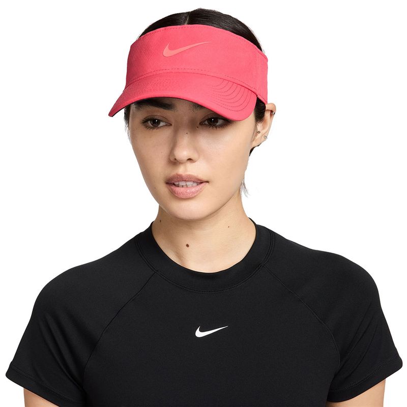 Nike Dri Fit Ace Visor - Aster Pink/Anthracite/Hot Punch | Tennis-Point