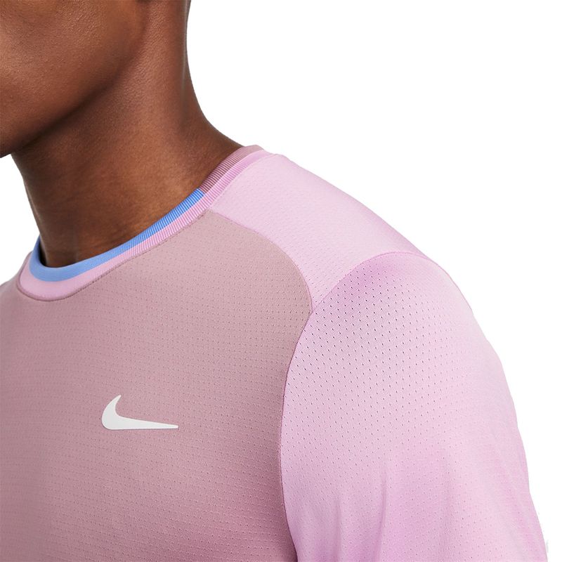 Nike Court Dri Fit Advantage Crew Plum Dust Beyond Pink Royal Pulse White Tennis Shop