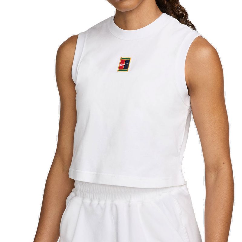 Nike Dri Fit Heritage Tank Top White Tennis Point