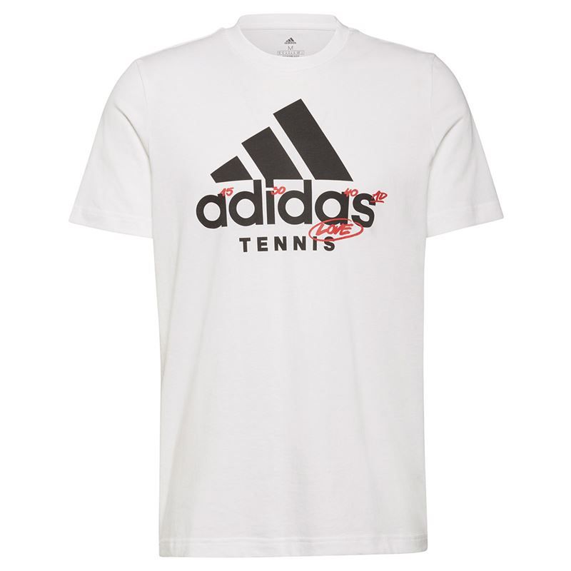 adidas tennis logo t shirt