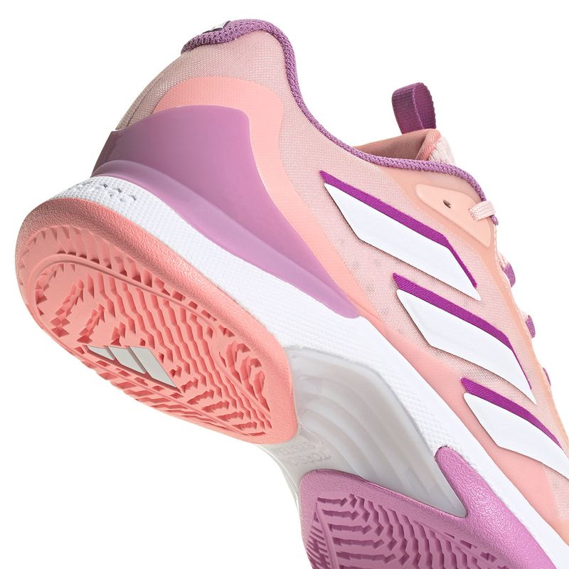 adidas Avacourt 2 Womens Tennis Shoe Sandy Pink White Purple Burst Tennis Shop