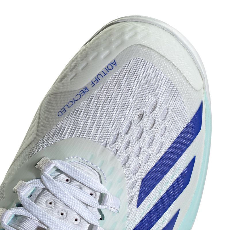 adidas Adizero Cybersonic Mens Tennis Shoe - White/Lucid Blue/Flash ...