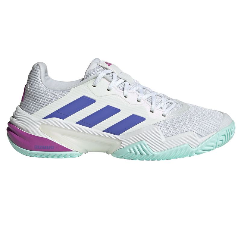 adidas Barricade 13 Womens Tennis Shoe White Cobalt Blue Tennis Point