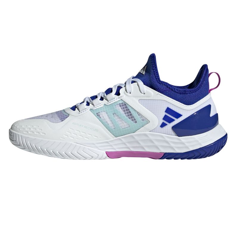 adidas Adizero Ubersonic 4.1 Mens Tennis Shoe White Lucid Blue Purple Burst Tennis Shop