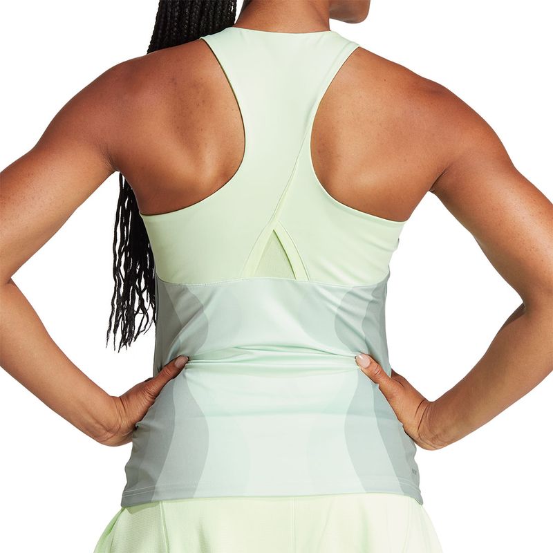 adidas Heat Ready Y Tank - Semi Green Spark | Tennis-Point