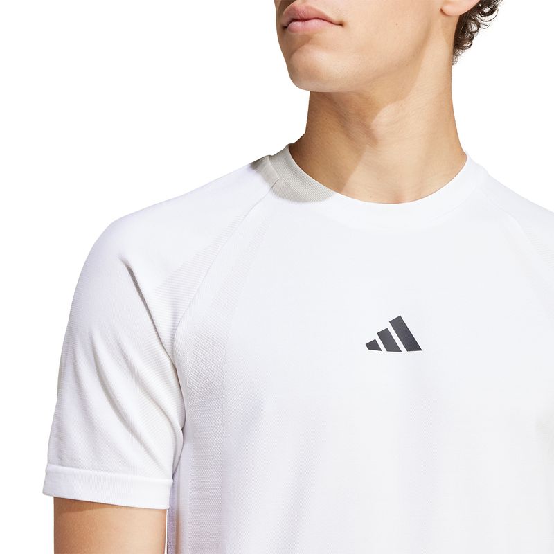 adidas Seamless Aeroready Tee Shirt - White | Tennis-Point