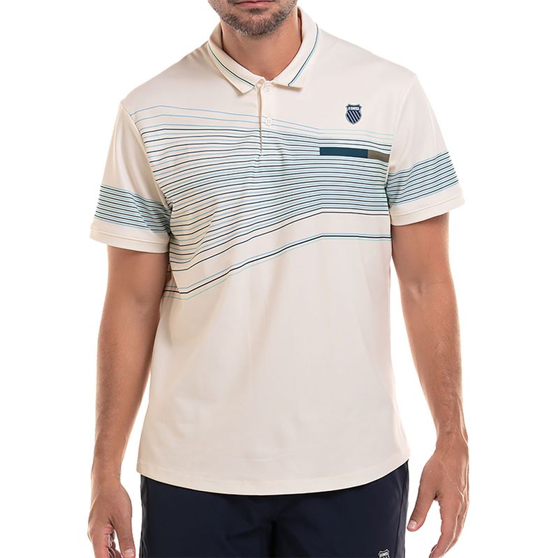 K Swiss Capri & Star White Capri Wave Polo - Capri | Tennis-Point