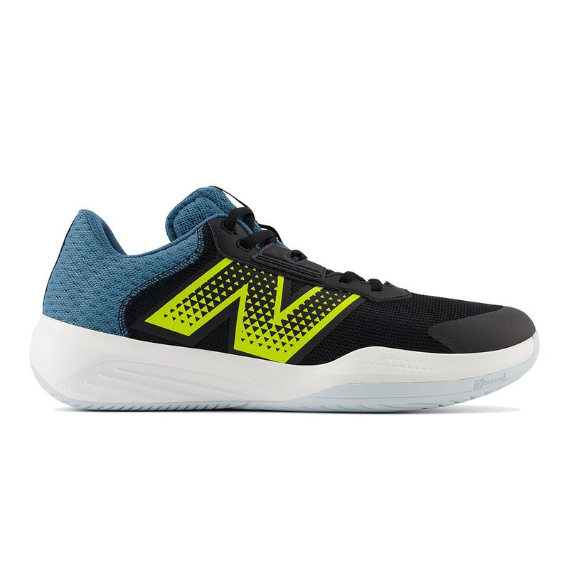 New Balance 696v6 2E Mens Tennis Shoe Black Firefly Tennis Shop