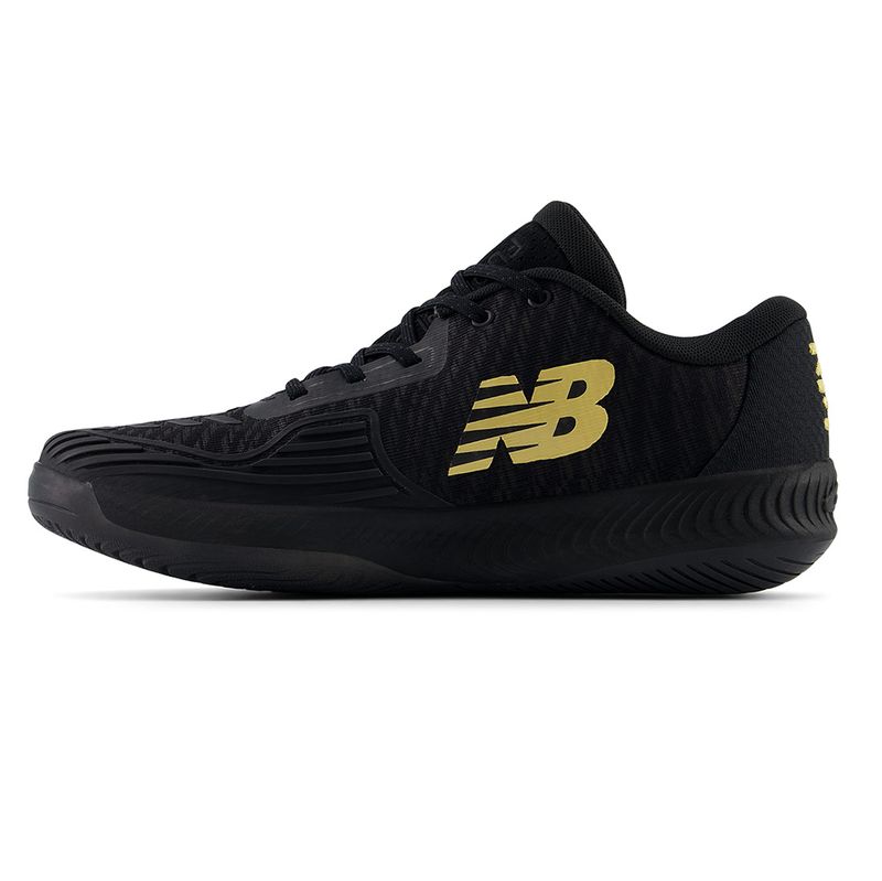 New Balance 996v5 2E Mens Tennis Shoe Black Gold Tennis Point