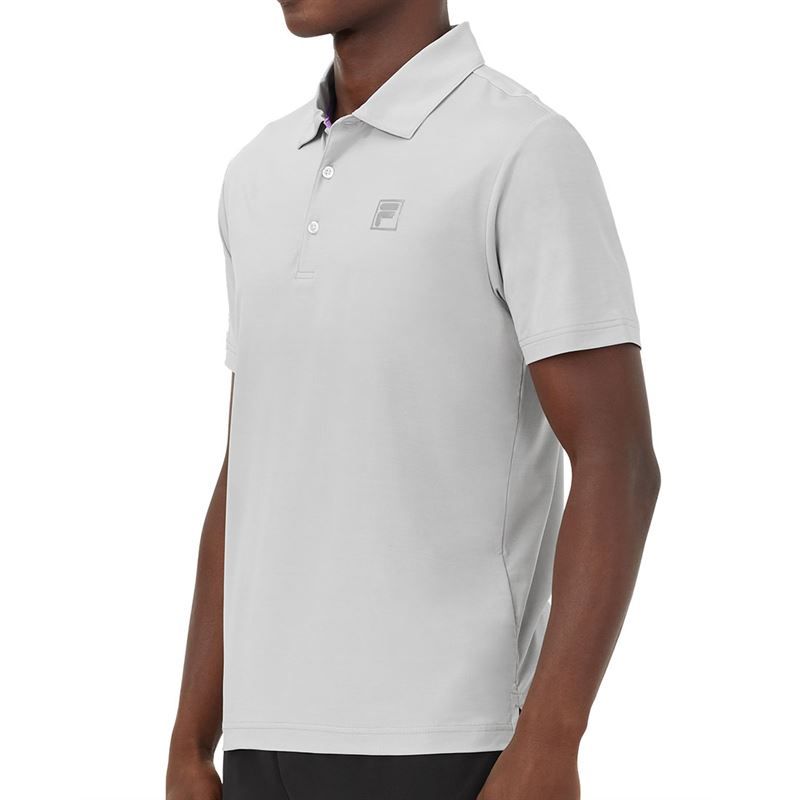 melange polo shirt