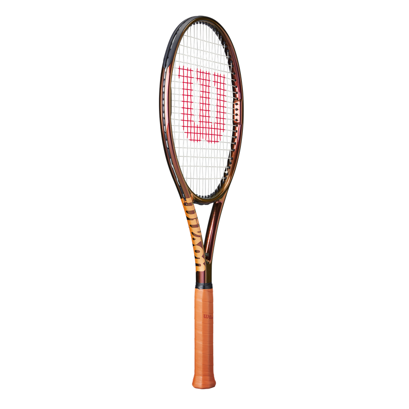 Wilson retail Mens White Tourna Spin Effect Pro Staff Tennis Racket Grip Size 4 1/4