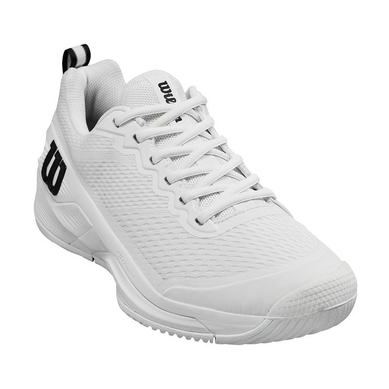 Wilson Rush Pro 4.5 Mens Wide Toe Tennis Shoe - White/Black | Tennis-Point